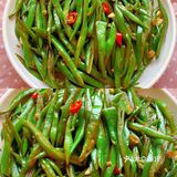 简单好吃又营养的辣炒蒜香豆角
