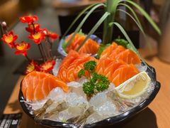 厚切深海三文鱼刺身-万岁寿司(天河领展店)