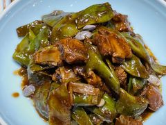 排骨炖油豆角-一轩饺子馆(丽都店)