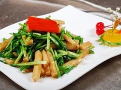 韭菜炒山药-魚你相伴 江边正宗川渝老厨