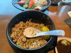 大蒜牛肉炒饭-笑福亭料理小馆(解放碑店)