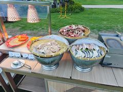 -JW万豪厨房餐厅·滨海草坪烧烤·海鲜·海景(三亚绿发山海天JW万豪酒店)