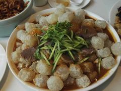 煎粉牛肉-萍香大厨·葱烧大鱼头(解放北路店)