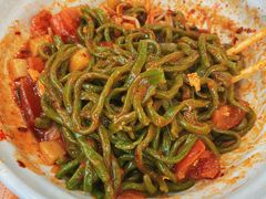 油泼&nbsp;西红柿面-手擀菠菜面(西康路店)