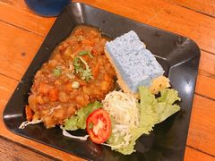 -蝶豆花蓝面条
