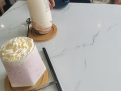 芋泥鲜牛乳-喵园·猫主题咖啡厅·撸猫·猫咖(国贸店)