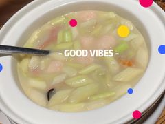 蒲菜虾丸汤-湖畔鲁菜·二十年老字号餐厅(大明湖店)