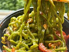 油泼菠菜面-手擀菠菜面(西康路店)