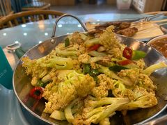 干锅有机花菜-老二龙虾馆(贵池路店)