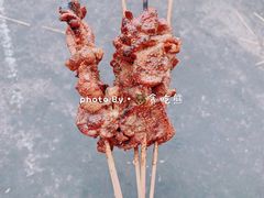 -劳动公园新疆人烤腰子