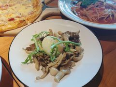 烤菌菇配温泉蛋-新贝乐意大利餐厅(苏州中心店)