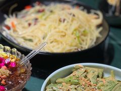 麻汁油麦菜-叶派龙虾•招牌香辣蟹·海鲜(中海国际店)