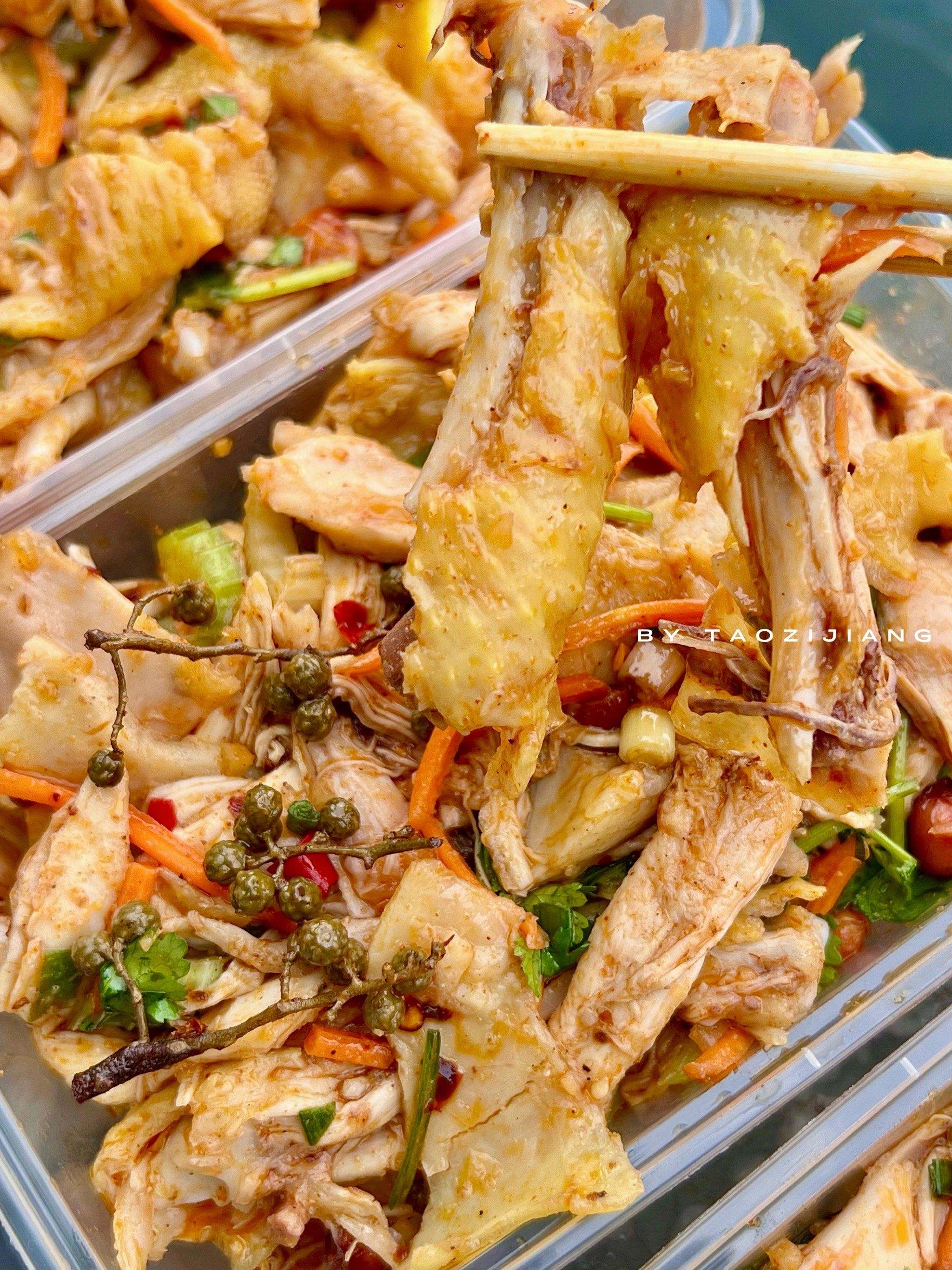 桂林的!越吃越上头的手撕鸡～7种口味