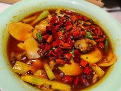 绿茶招牌泉水牛蛙-绿茶餐厅(朝阳大悦城店)