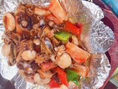 -东来菜馆•手抓海鲜家常菜•海鲜锅贴(鸽子窝店)