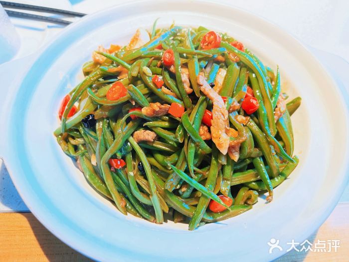 恰八斗·湖南菜馆(国贸店)小炒肉末炒卜豆角图片