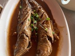 咸菜花菇鱼-丰收渔港饭店(嵊泗店)