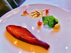 烟熏三文鱼佐酸奶油-福楼法餐厅FLO