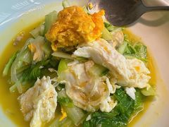 小白菜炒蛤喇-船歌·鱼水饺青岛菜(闽江二路店)