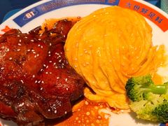 滑蛋生炸鸡肶饭-伯友茶记(中华广场店)