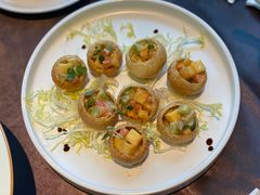 煎三文鱼芒果色拉-蟹榭·本帮江浙菜·蟹宴(五角场合生汇商场店)