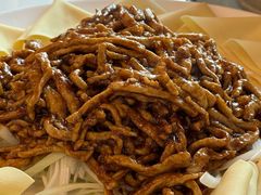 京酱肉丝-宝发园名菜馆