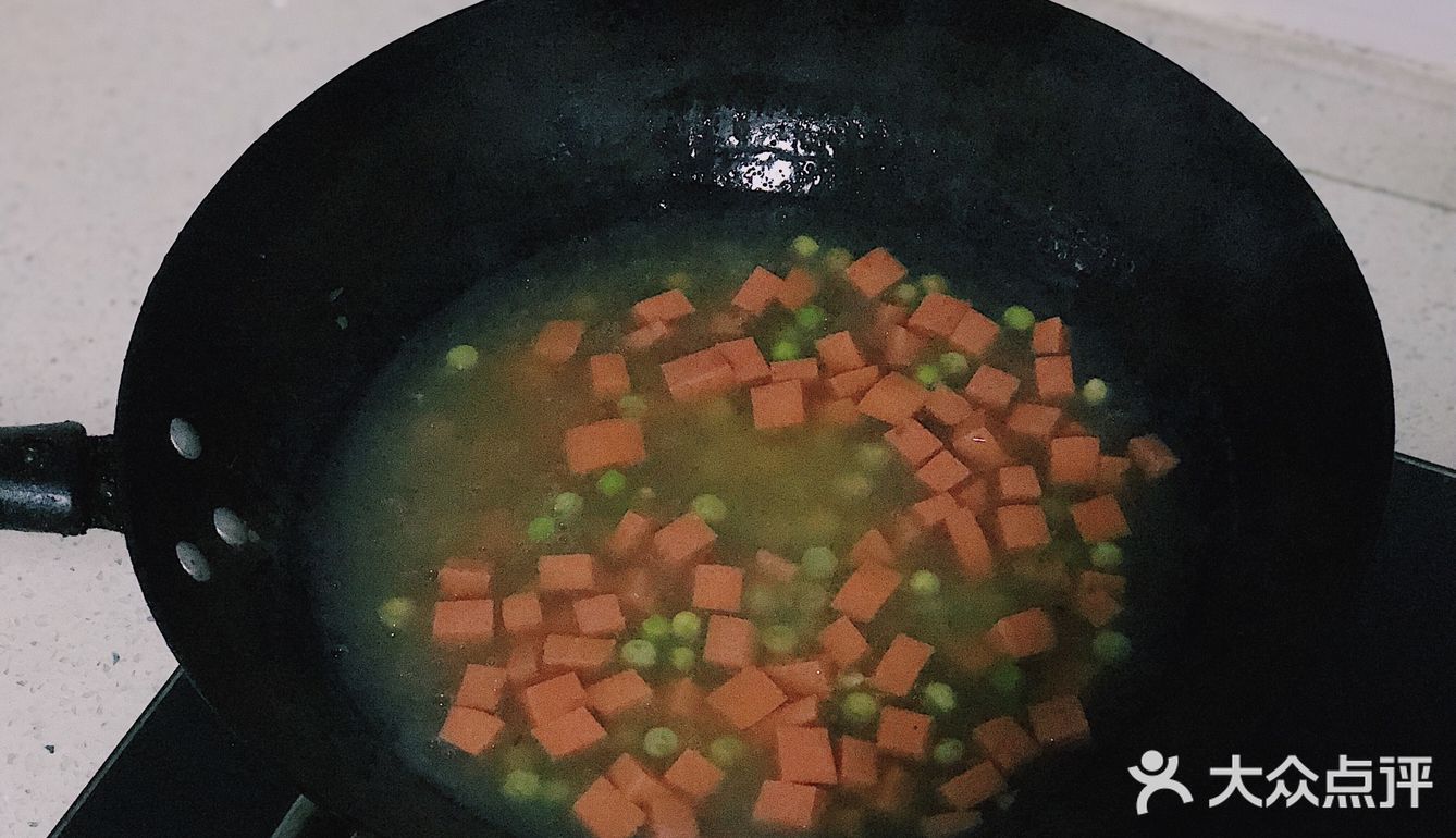 豌豆火腿羹，配饭吃一级棒～