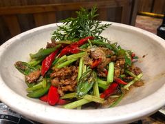 鲜炒黄牛肉-老滇山寨•云南特色菜•地方菜•民族风情歌舞表演(金碧店)