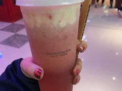 奶酪红草莓-LELECHA乐乐茶(上海五角场万达广场店)