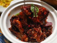 鱼香茄子焖鸭架-顺承小院儿