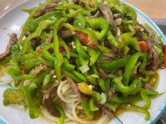 青椒肉丝拌面-清真·尖子尖牛肉面(王府井店)