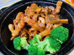 鹅掌扣蹄筋（例）-老字号蛇口德记烧腊饭店·海鲜加工