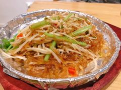 铁板水晶粉-朵朵开素食餐厅(后宰门街店)