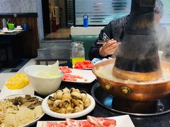 毛肚拼百叶-草原饭店火锅