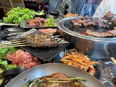 -啊美丽炭火烤肉(滑翔一店)