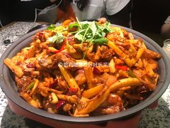 炭火干锅牛蛙加虾-炭舍干锅(华发商都店)