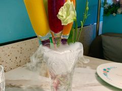 彩虹鲜榨果汁四部曲-蜜桃花开·中西融合菜E&W(南长街店)