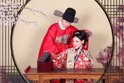 -后宫·古装汉服京剧儿童亲子全家福摄影