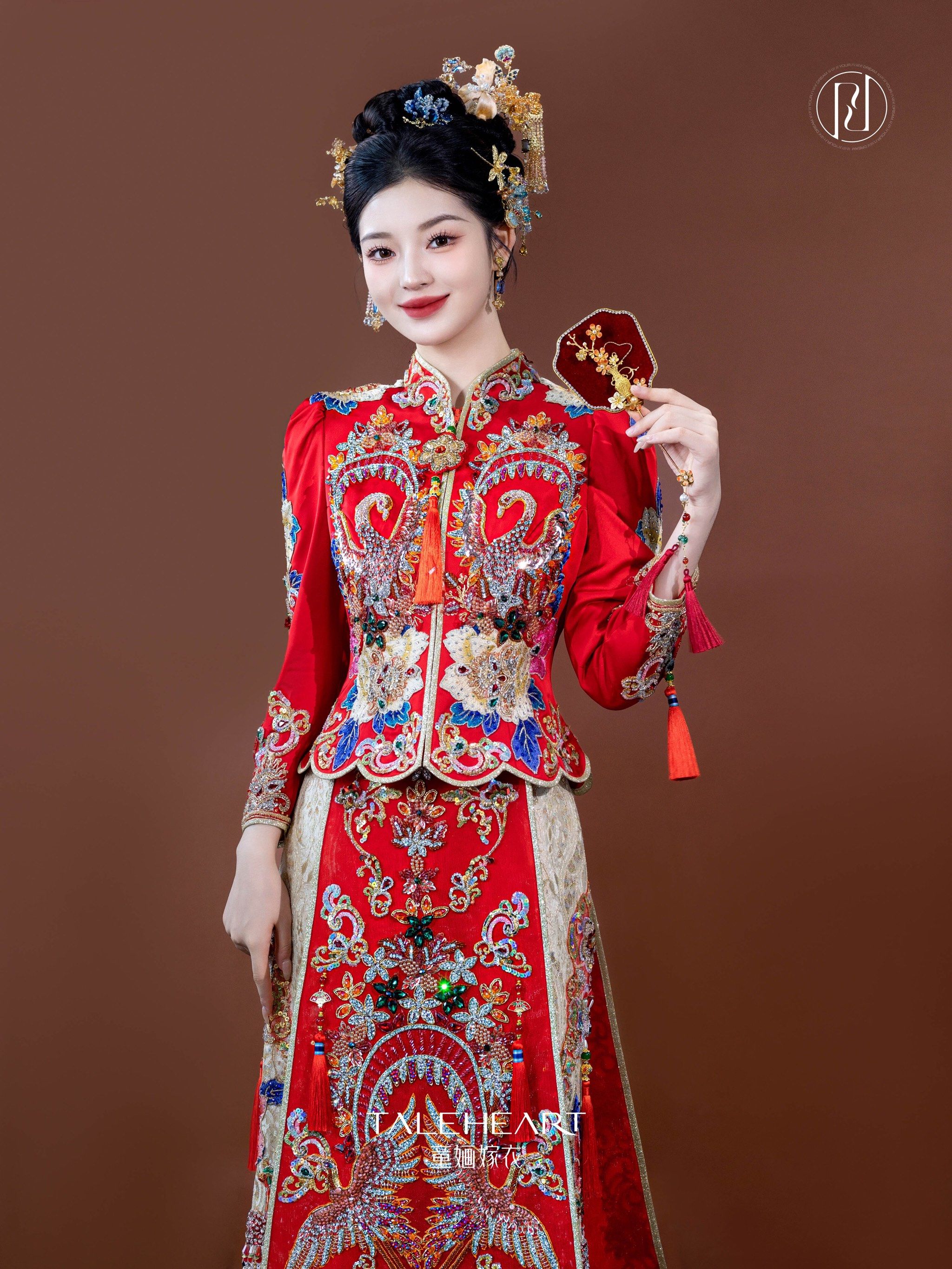 帝傲马来褂 富贵迷人眼♥️阜阳婚纱

