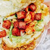 塔斯汀小龙虾中国汉堡🍔—“没钳也要爆有料”超满足！