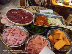 招牌生扣鲜鸭肠-王婆乔鲜鱼自助火锅(蜀汉路店)