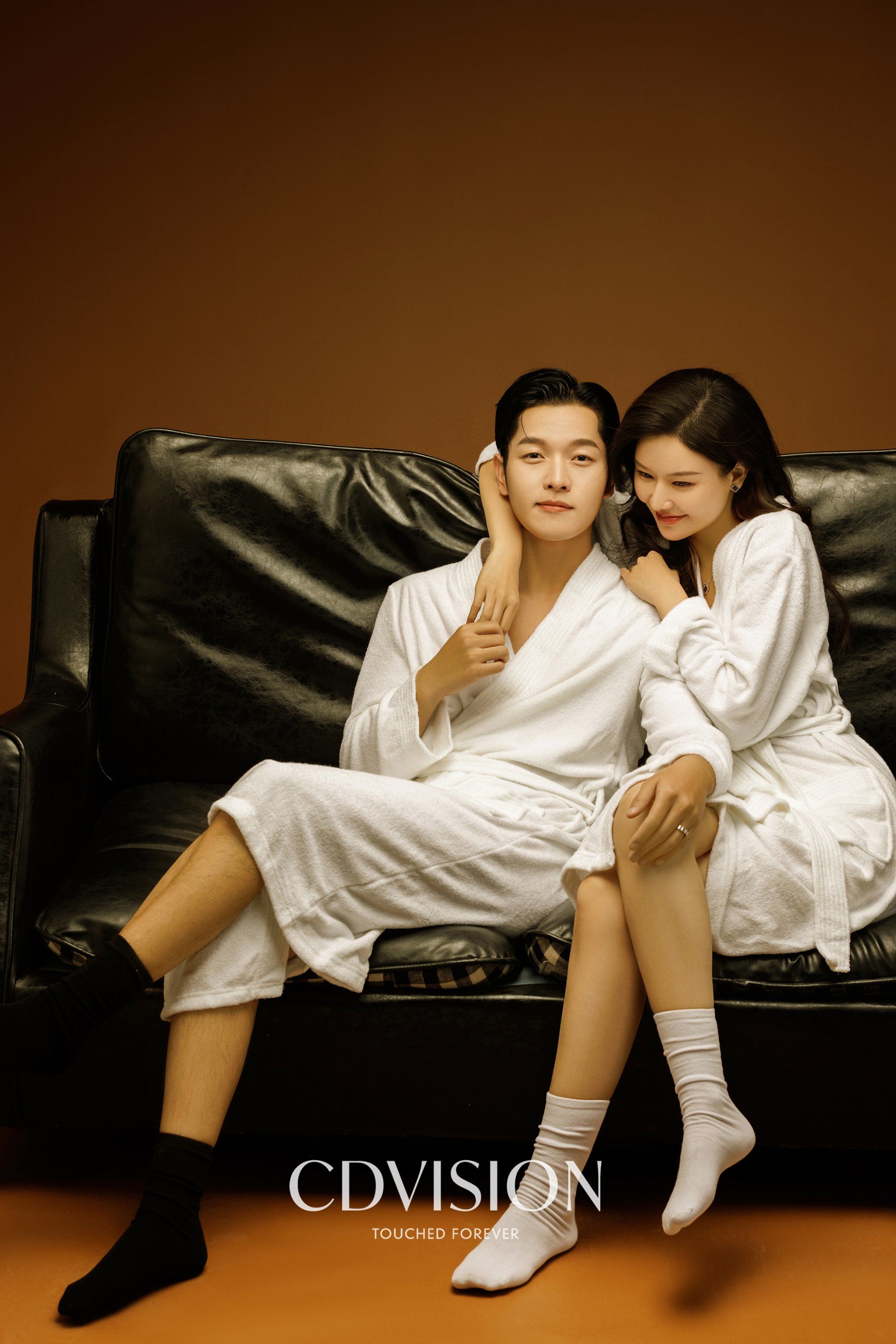 浴袍也可拍大片婚纱照?大s同款婚纱照