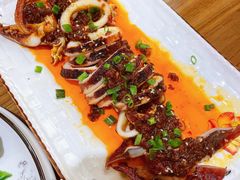 -东来菜馆•手抓海鲜家常菜•海鲜锅贴(鸽子窝店)