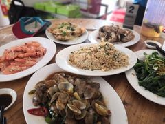 六样菜全上完了-仁记海鲜餐厅美食店