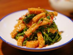 凉拌菠菜面筋-纳瓦新疆菜(银都店)