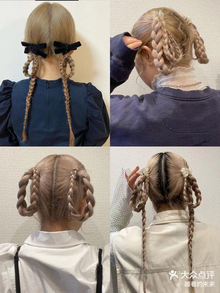 大图 睡着的未来 9月10日 17:25 关注 四款麻花辫圈圈⭕️编发