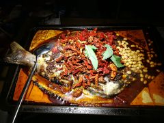 重庆豆花烤鱼-探鱼·鲜青椒爽麻烤鱼(广州欣荣广场店)