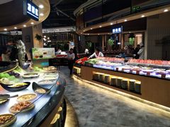 自助取餐区-环球约客烤涮自助(铜锣湾店)