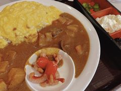 咖喱蛋包饭定食-dodonpa.墩墩伐 便当食堂(博华广场店)