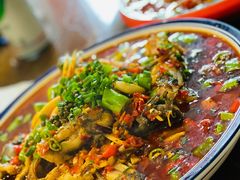 火焰黄辣丁-又见小河浜·盐帮川菜(松江商业广场店)